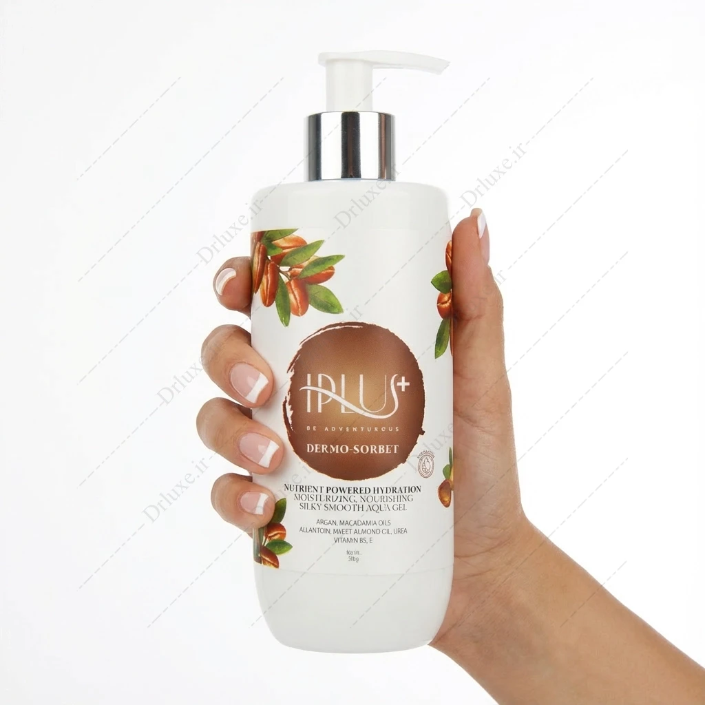 ژل آبرسان و نرم کننده روغن ماکادمیا و آرگان آی پلاس